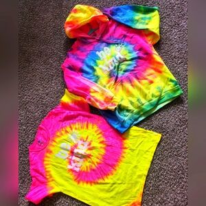 Be Kind tie dye top set